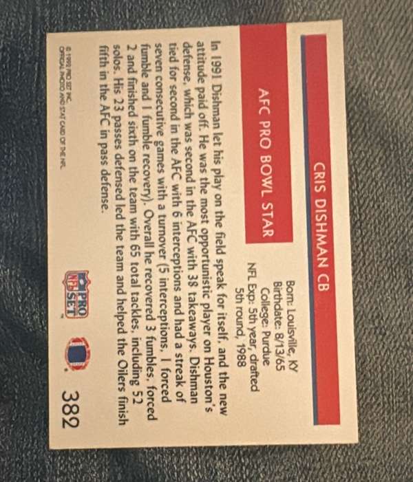 Card back