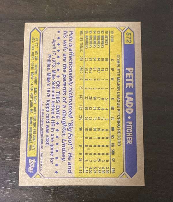 Card back