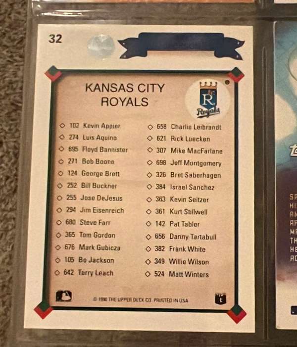 Card back