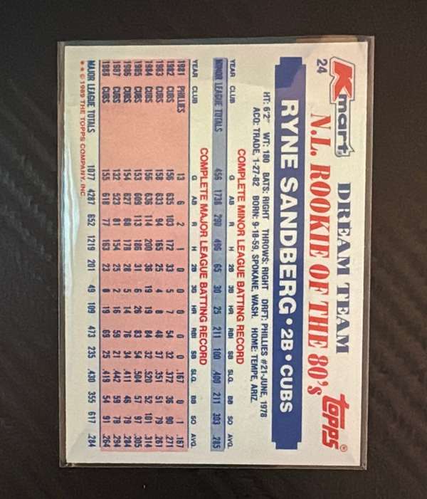 Card back