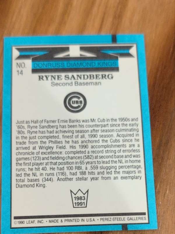 Card back