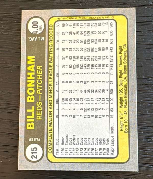 Card back