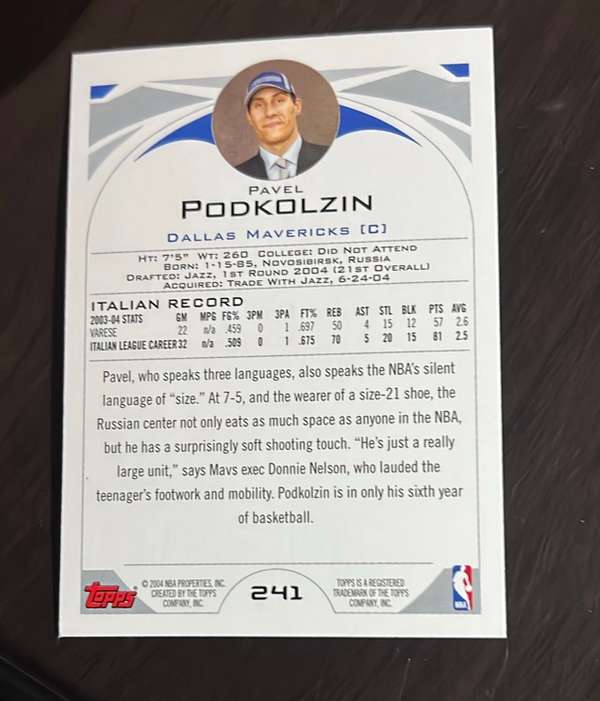 Card back