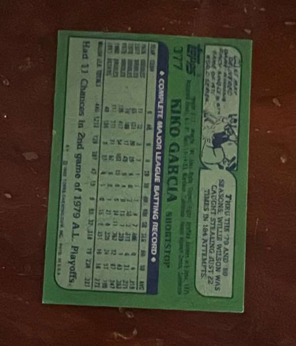 Card back