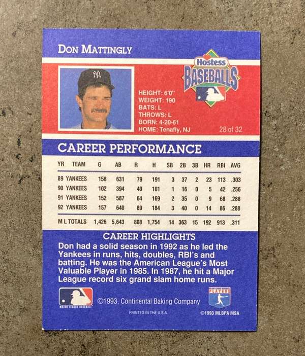 Card back