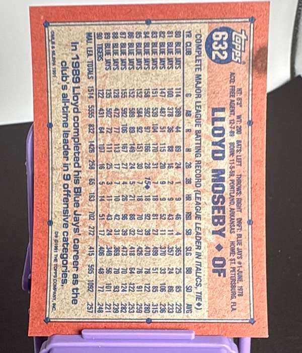 Card back