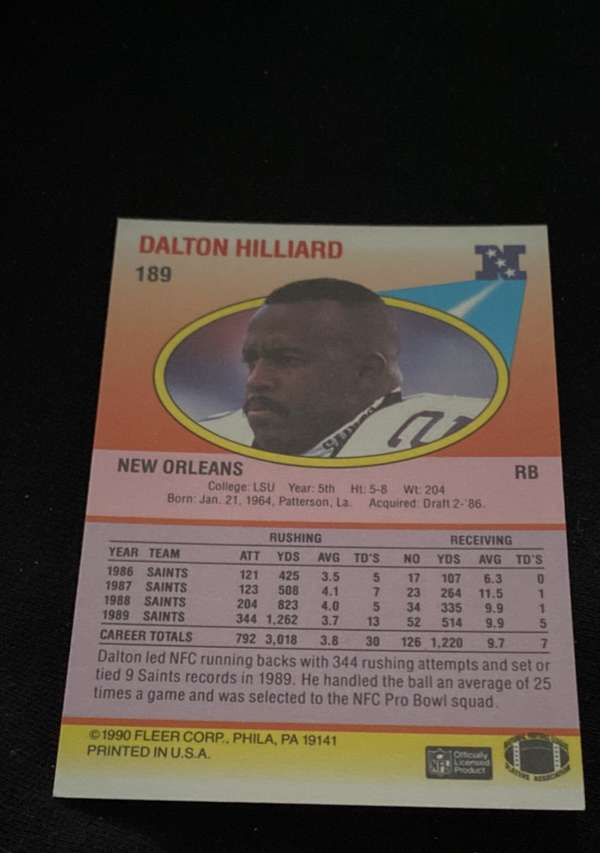 Card back