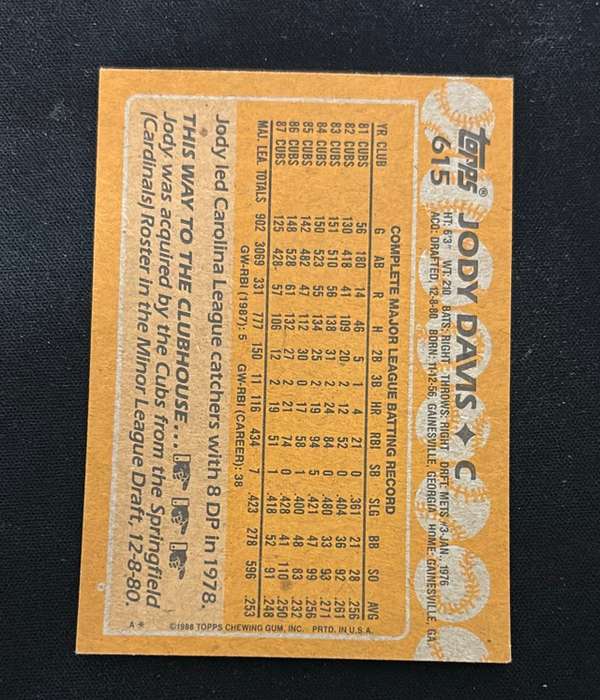 Card back