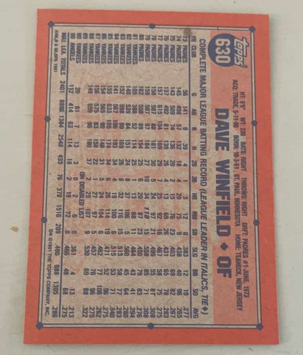 Card back