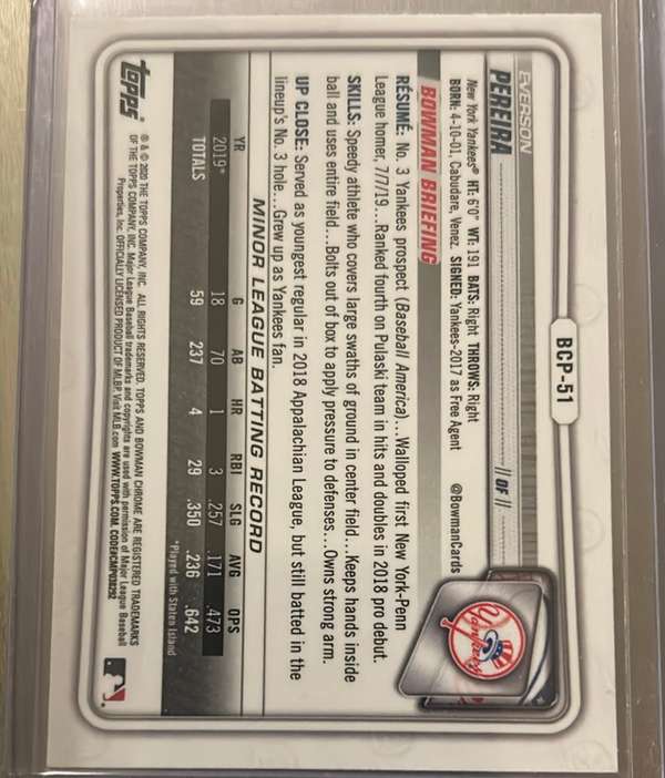 Card back