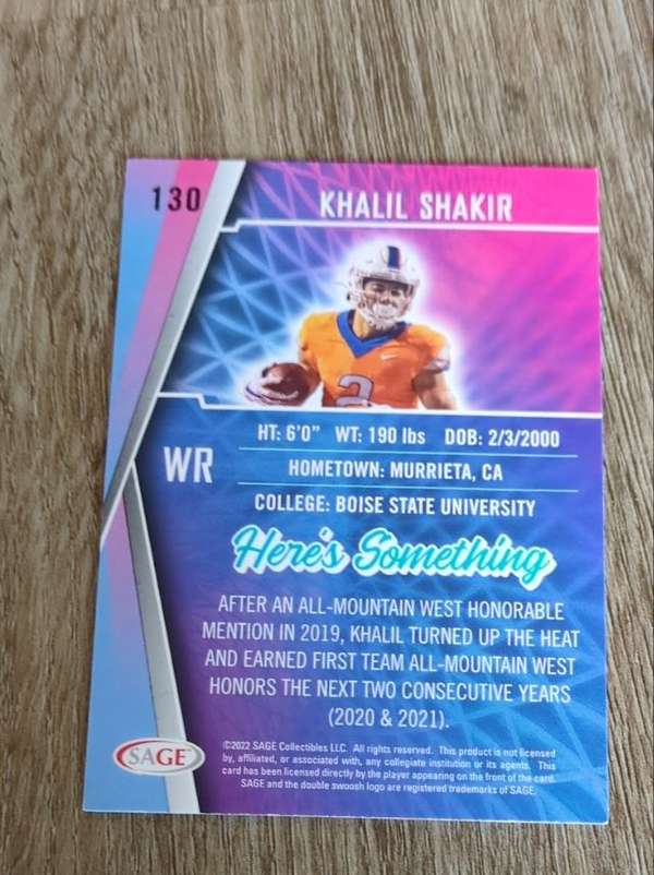 Card back