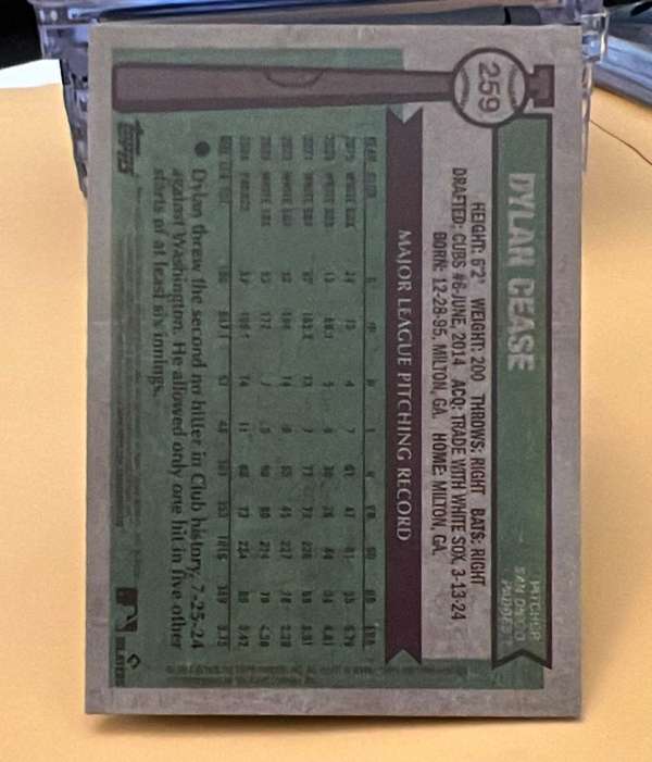 Card back
