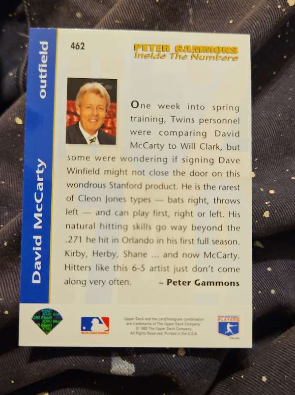 Card back