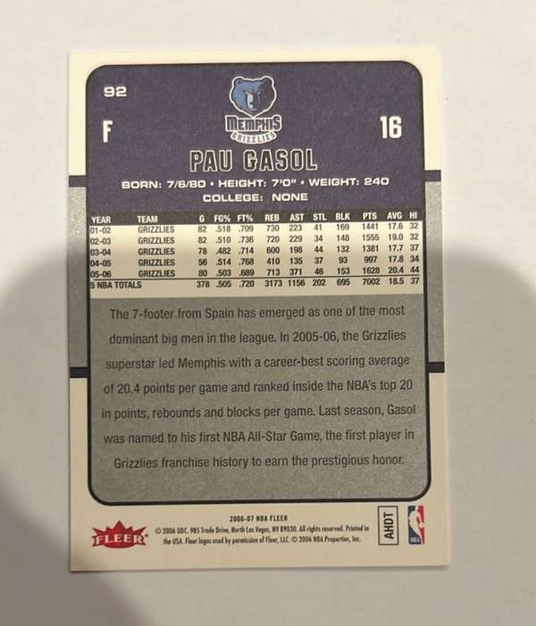 Card back
