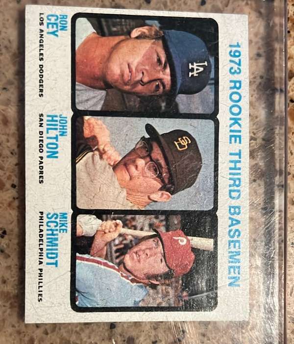 #615 1973 Rookie Third Basemen (Ron Cey / John Hilton / Mike Schmidt)