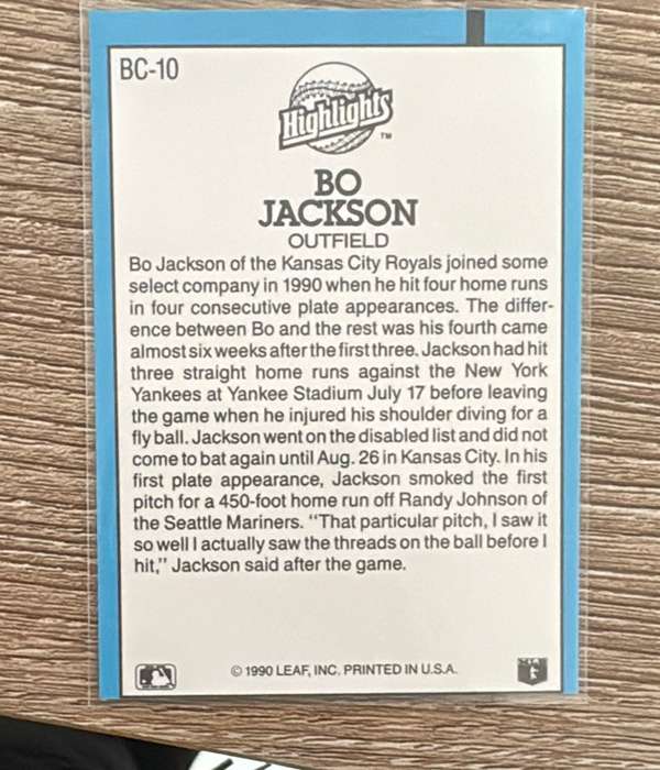 Card back