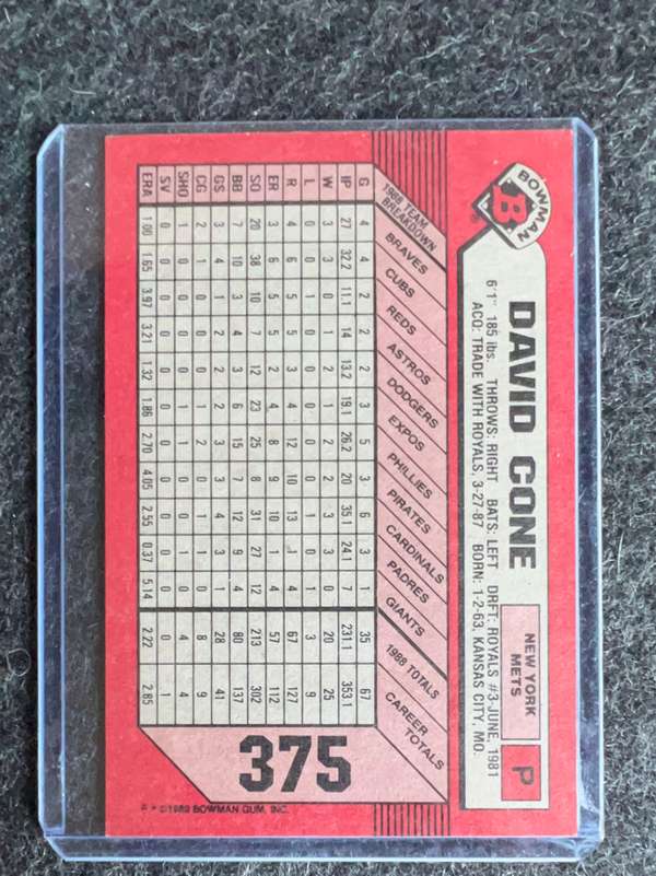 Card back