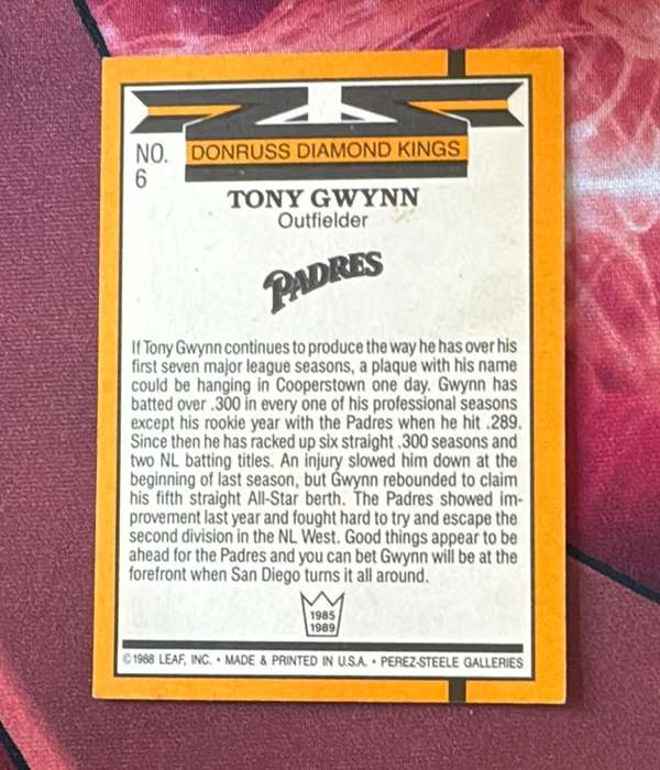 Card back