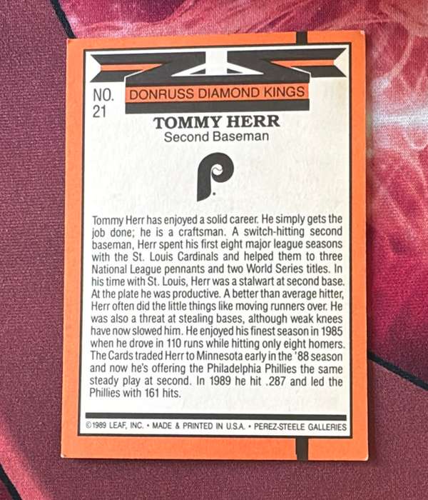 Card back