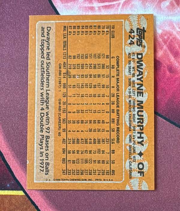 Card back