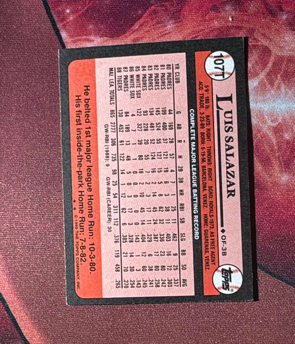 Card back