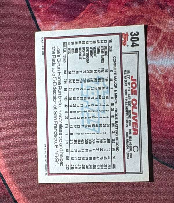 Card back