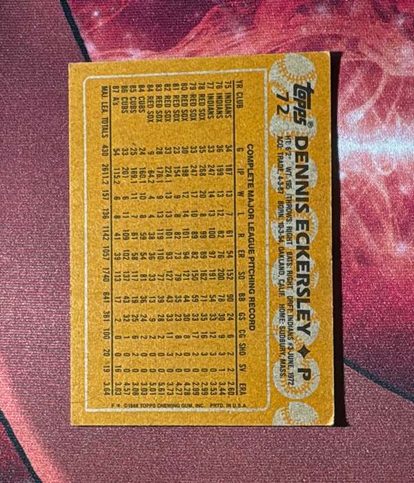 Card back