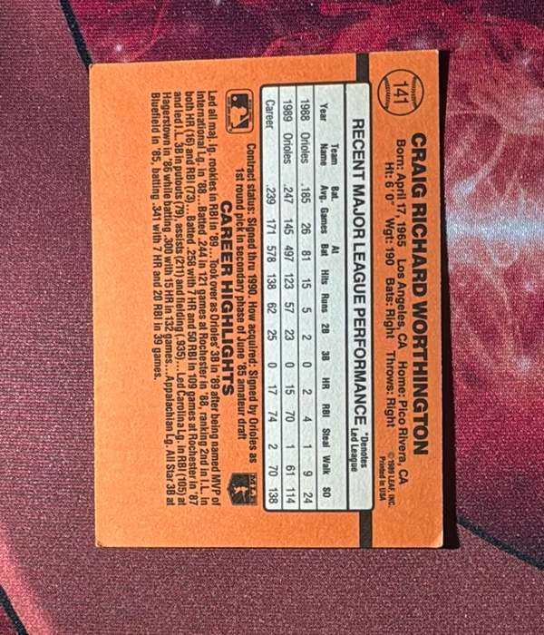 Card back