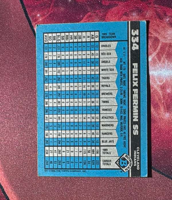 Card back