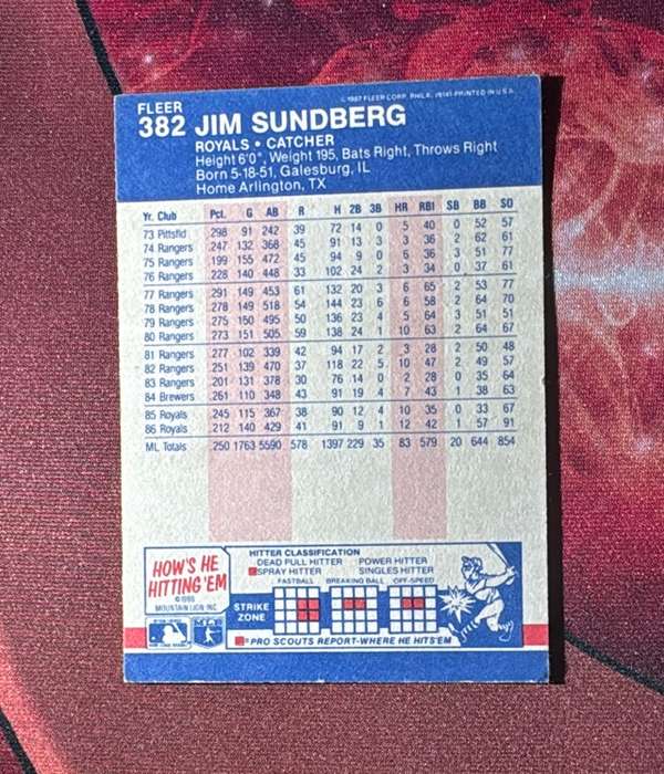 Card back