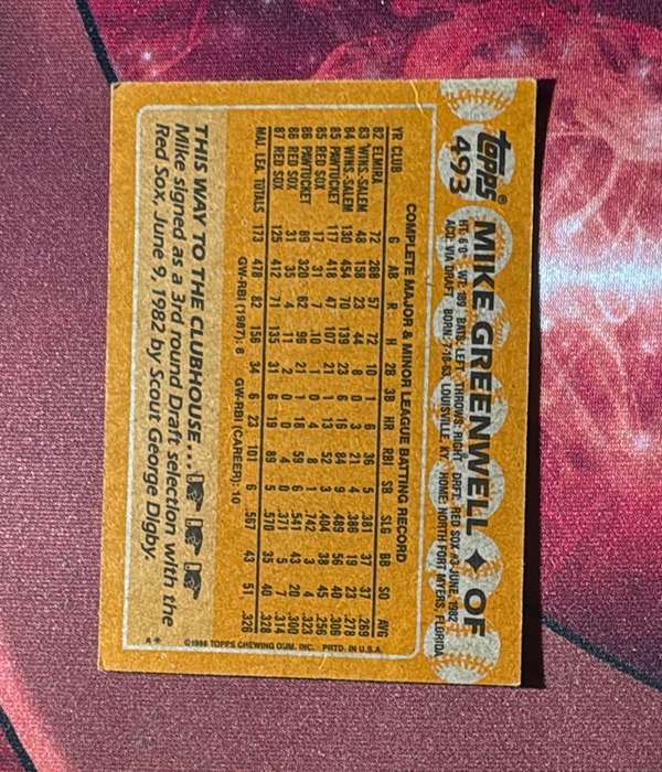 Card back