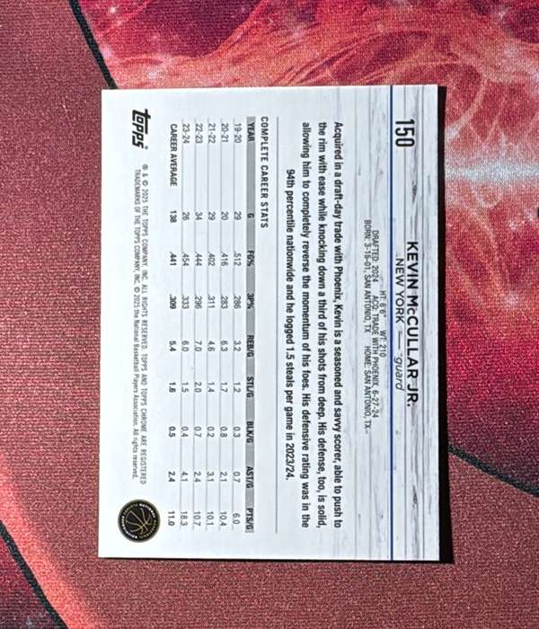 Card back