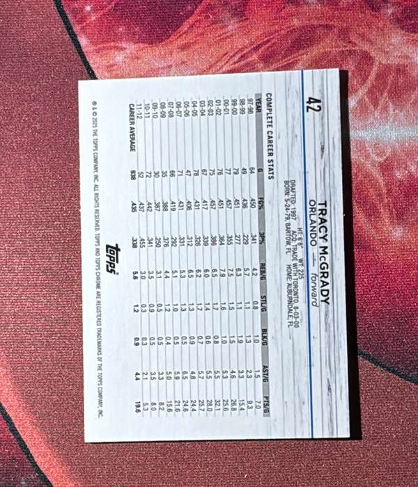Card back