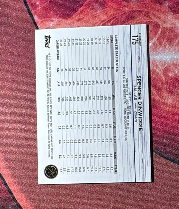 Card back