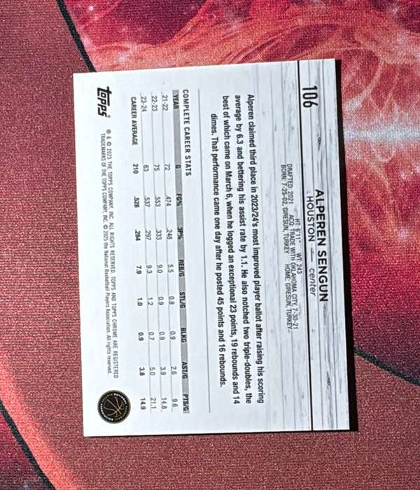 Card back