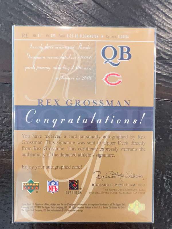 Card back