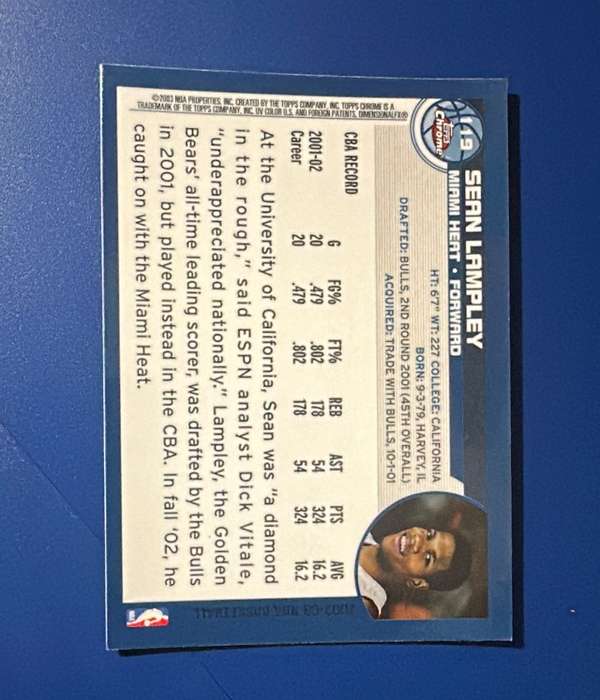 Card back
