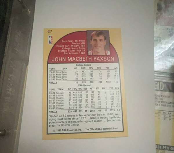 Card back