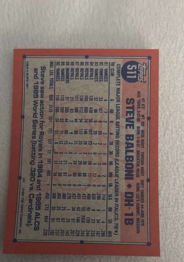 Card back