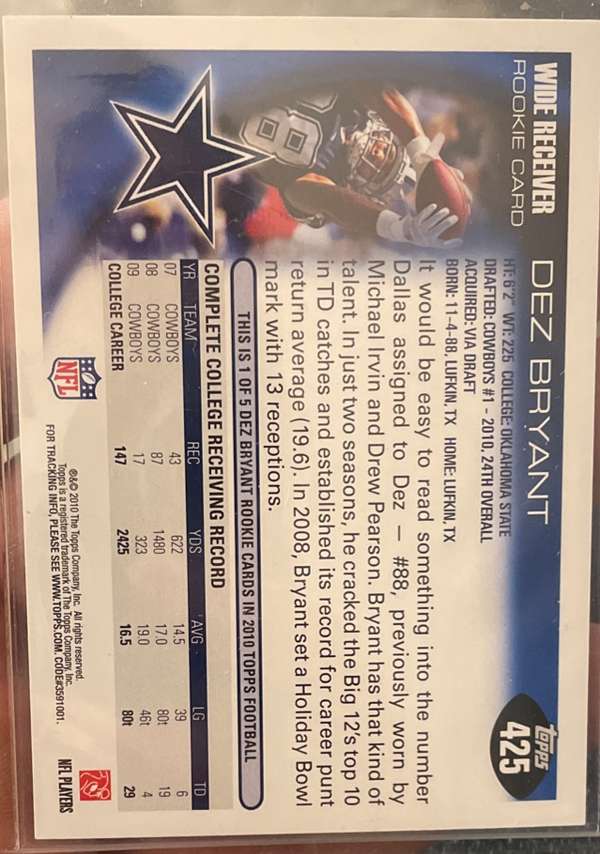Card back