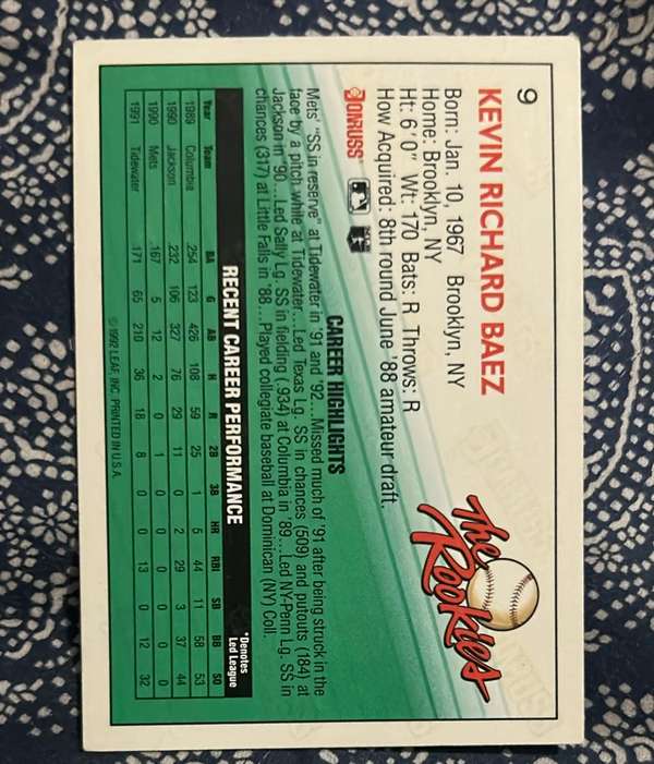 Card back