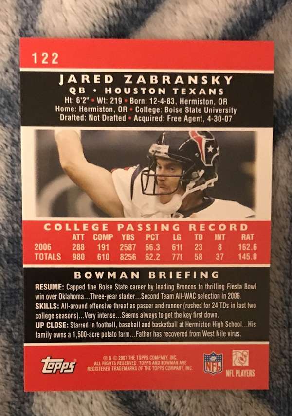 Card back