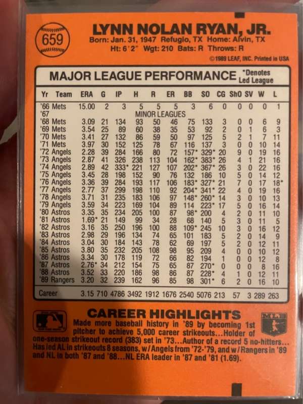 Card back