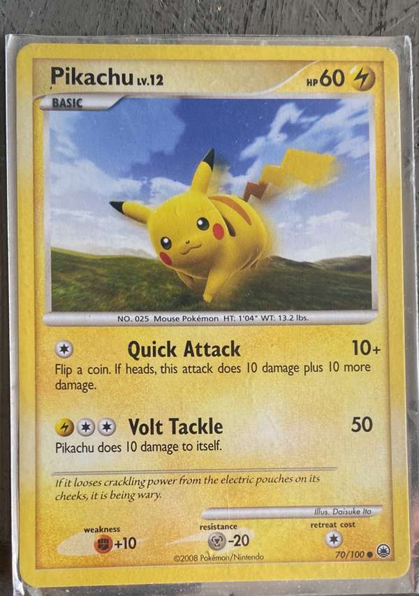 #70/100 Pikachu