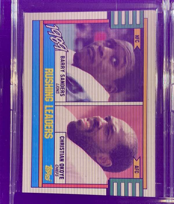 1989 Rushing Leaders (Barry Sanders / Christian Okoye)