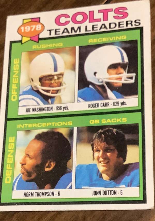 Colts Team Leaders