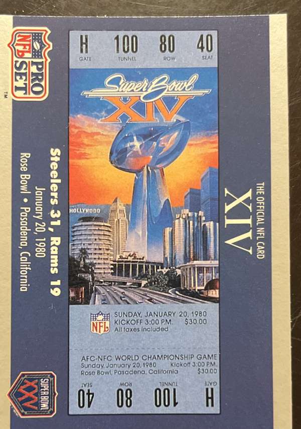 SB XIV Ticket SBXIV