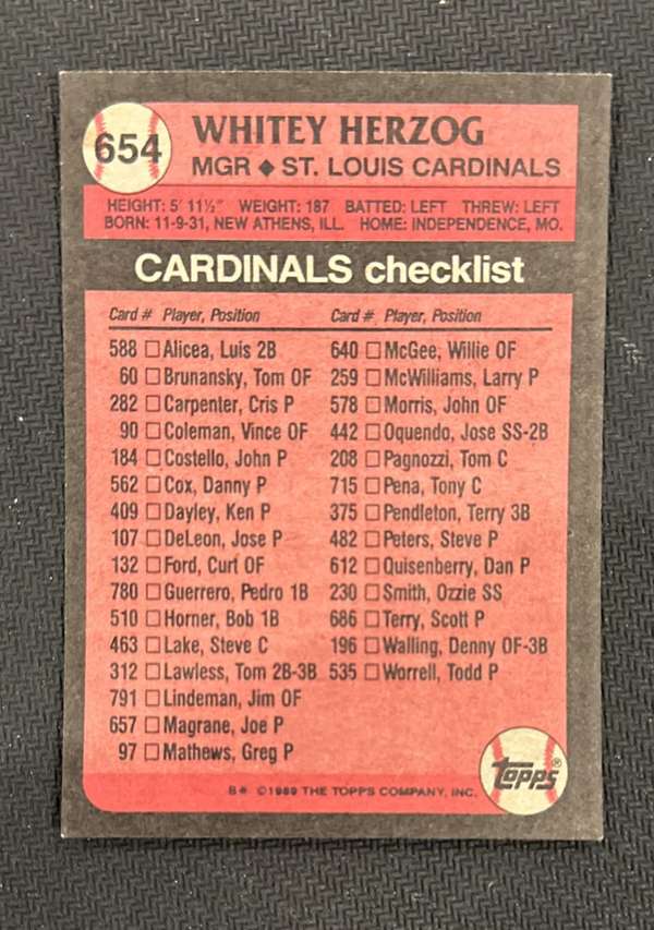 Card back
