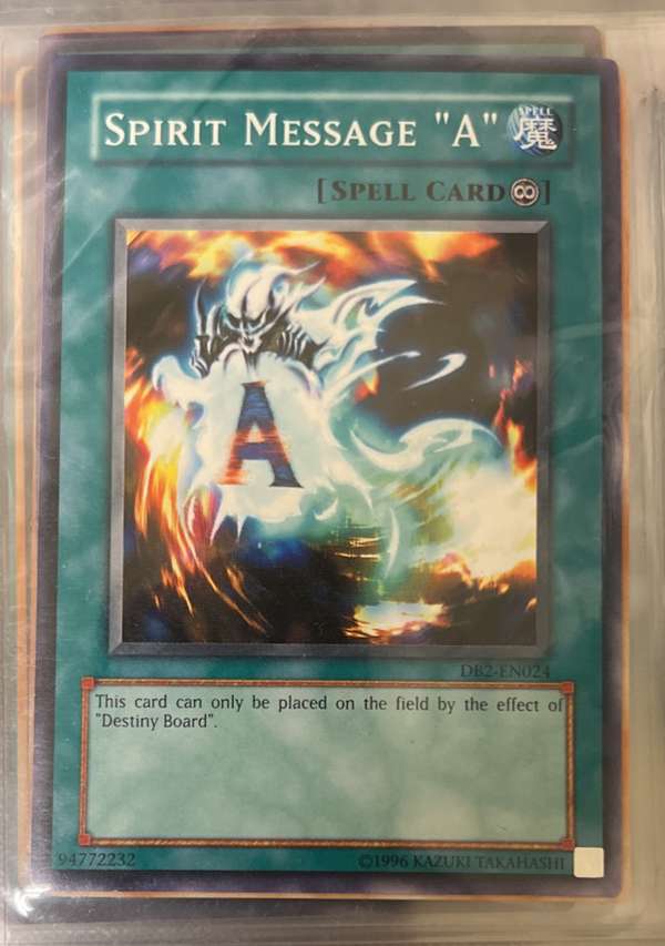 Spirit Message "A"