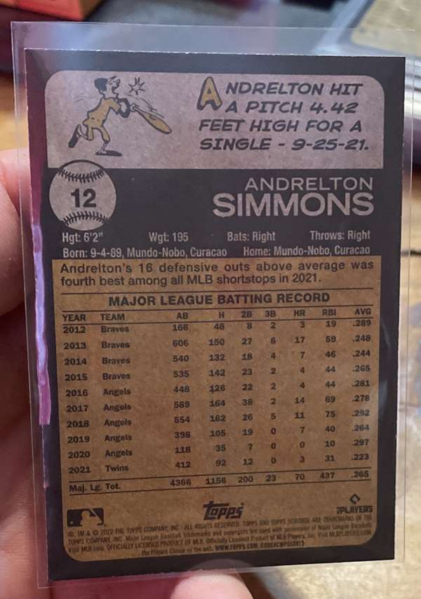 Card back
